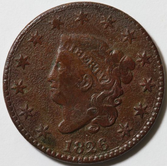 1826-Large-Cent,-Variety-Help