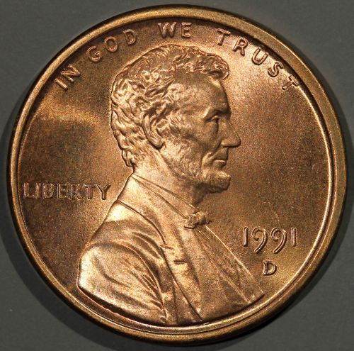 1991-D-Lincoln-Cent