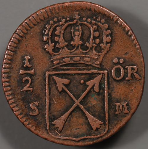 1720-Swedish-1/2-Ore