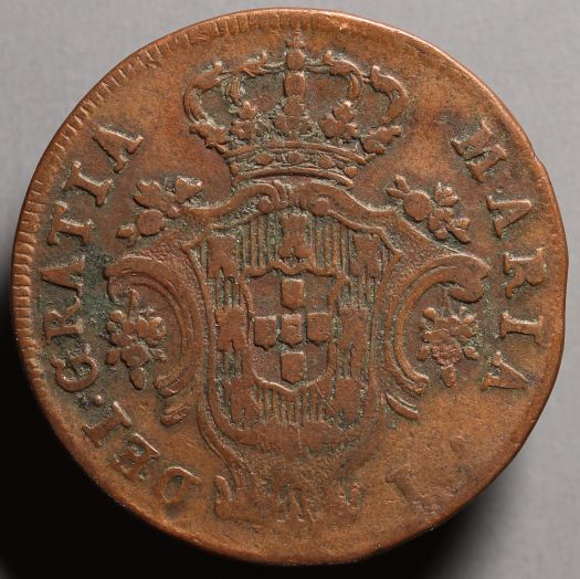Portugal-And-Brasil,-Old-Copper: