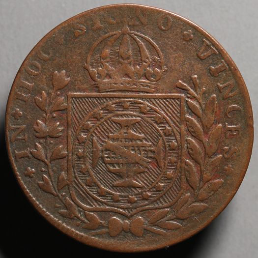 Portugal-And-Brasil,-Old-Copper: