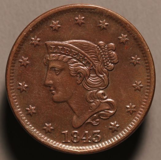 1843-Large-Cent-W/-Die-Cracks