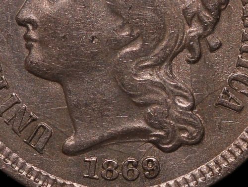 1869-Three-Cent-W/-Clash