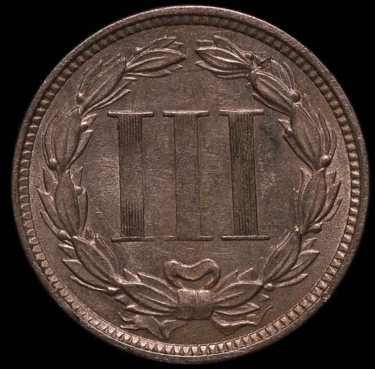 1869-Three-Cent-W/-Clash