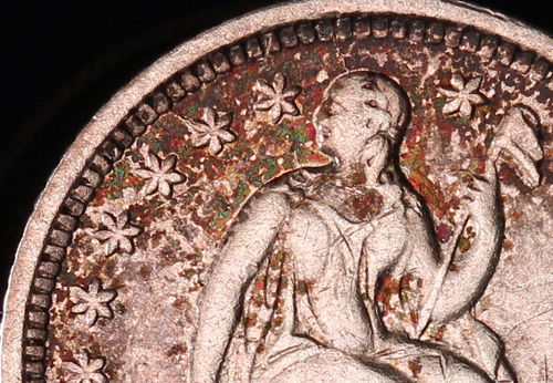 1854-O-Half-Dime,-Rare-Die-State-/-Variety?