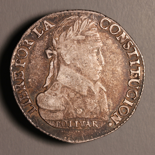 1834-Bolivia-8-Soles,-Confirm-Authenticity-Please