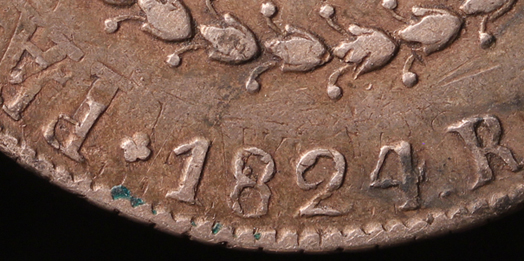 1824,-960-Reis-Over-1818-Ferdinand?