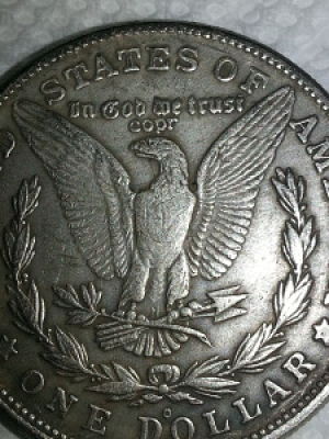 Fake-1885-Dollar?-Has-Copr-On-It.