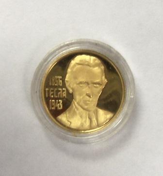 I-Think-I-Have-A-Tesla-Gold-Token/Medal