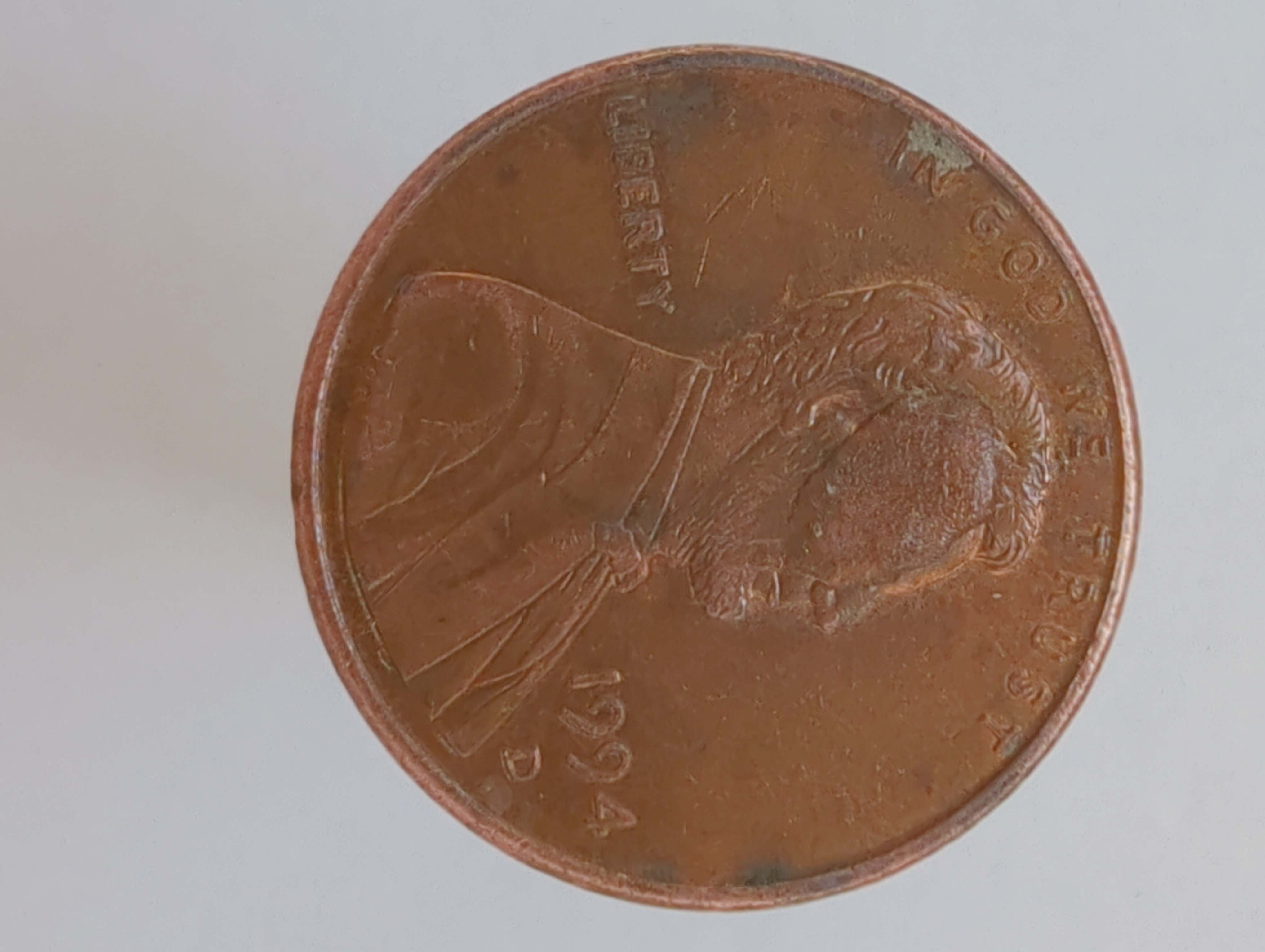 1994-D-Penny---Bubble-On-Lincolns-Face