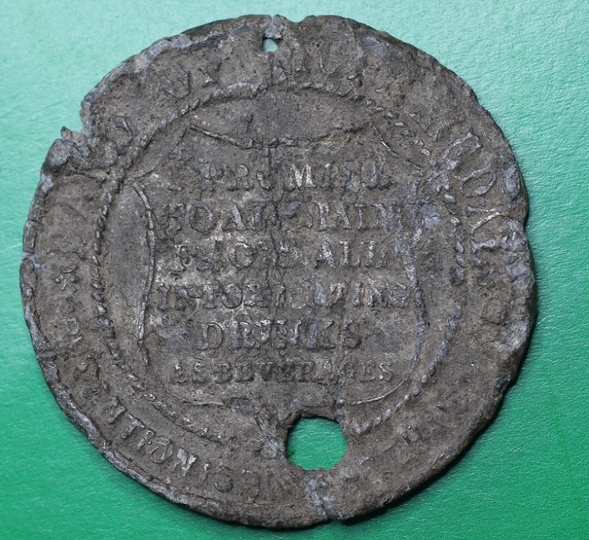 ID-On-Large-Medal-Metal-Detecting-Find-Id:-Temperance-Token