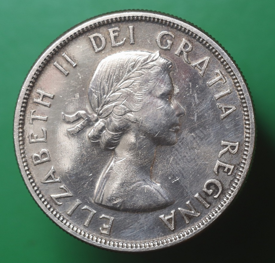 1957-Canada-Dollar,-Polished?