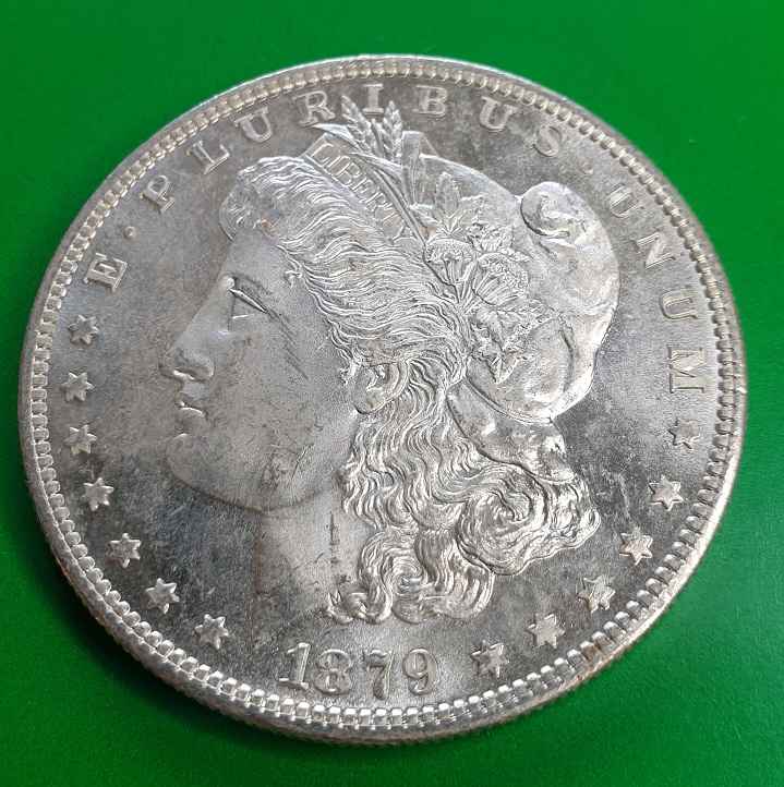 1879---S-Morgan-Dollar,-Good-Lustre