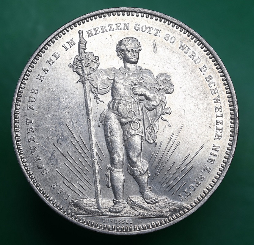 Grade-For-This-Really-Nice-1879-Switzerland-'Basel-Shooting-Fest'-5-Francs