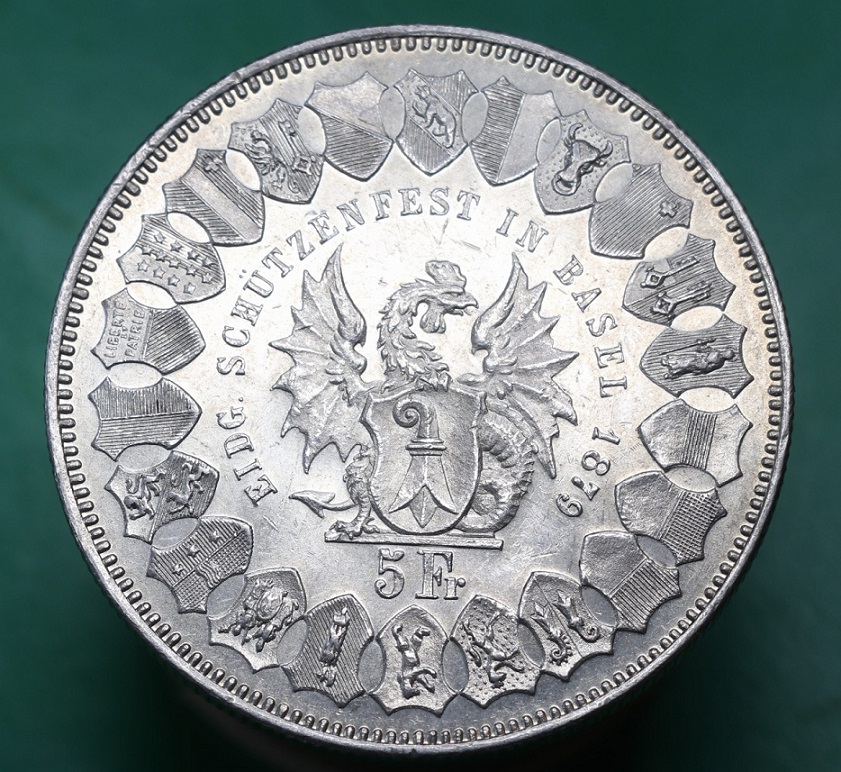 Grade-For-This-Really-Nice-1879-Switzerland-'Basel-Shooting-Fest'-5-Francs