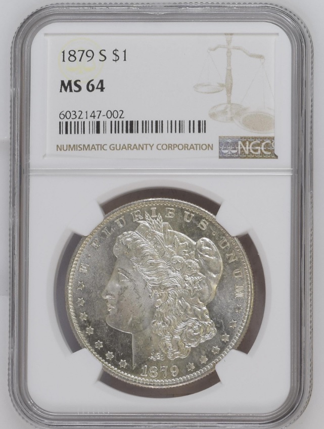 1879---S-Morgan-Dollar,-Good-Lustre