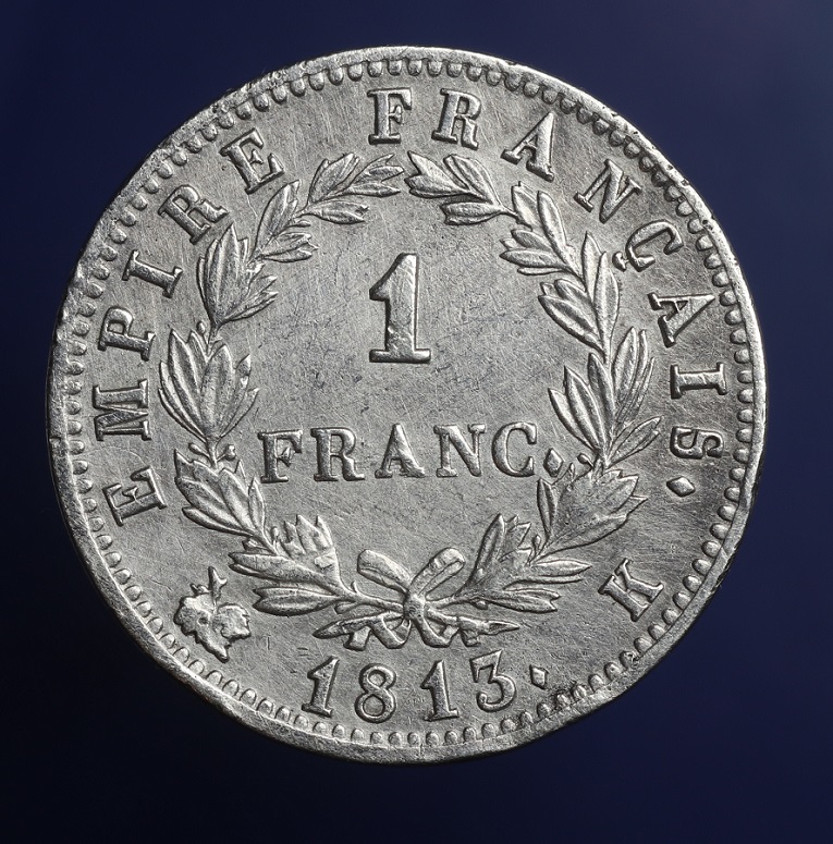 1813-France-One-Franc-Napoleon