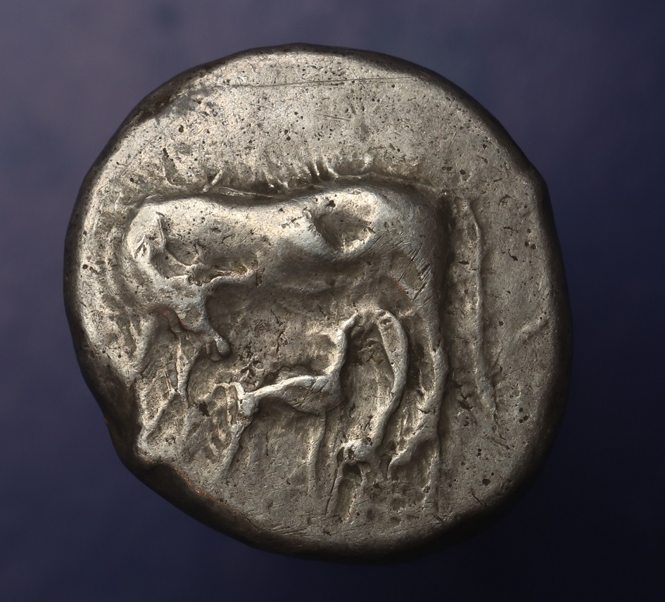Illyria-Coin,-Cow-And-Calf.