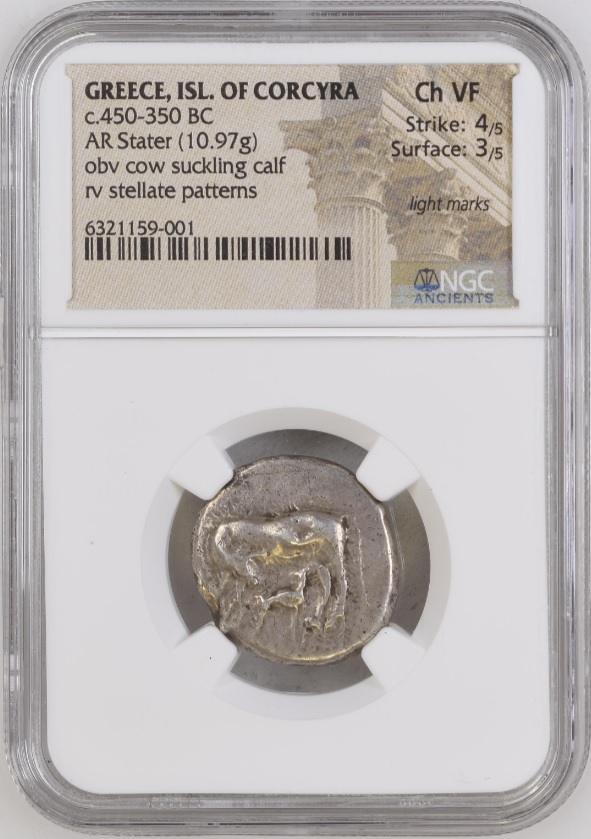 Illyria-Coin,-Cow-And-Calf.