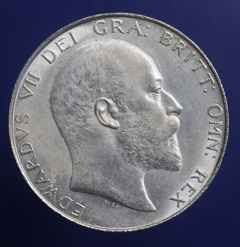 Stunning-1908-Edward-VII-Half-Crown-Grade