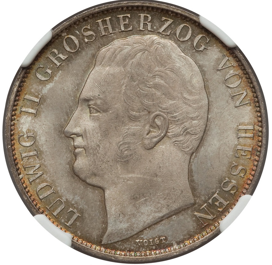 1839-Germany-1-Gulden-Hesse-Darmstadt-.-You-Vs-NGC!