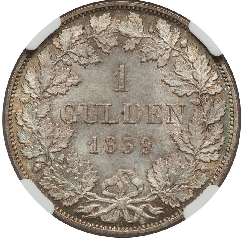 1839-Germany-1-Gulden-Hesse-Darmstadt-.-You-Vs-NGC!