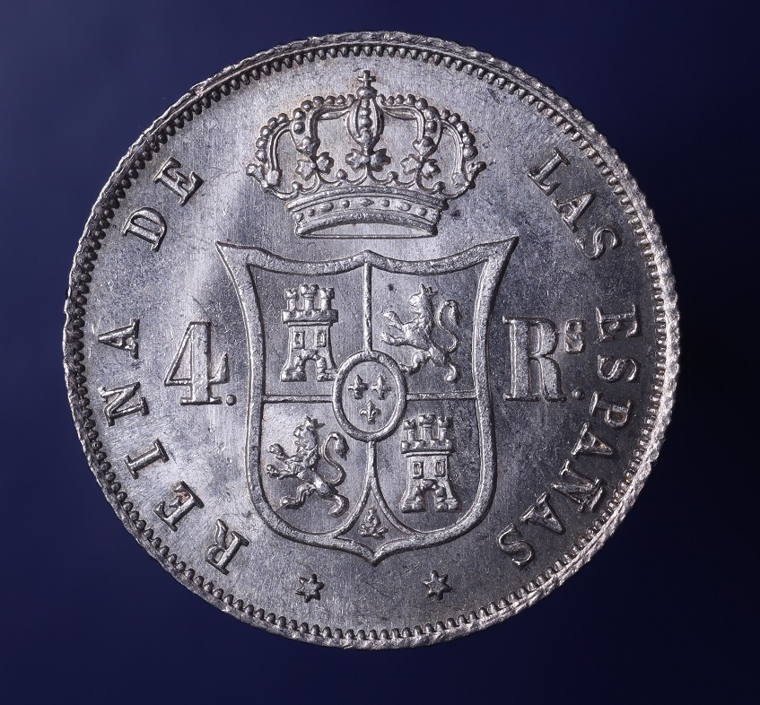 Isabel-II-1858-4-Reales,-PL-Or-Pr?