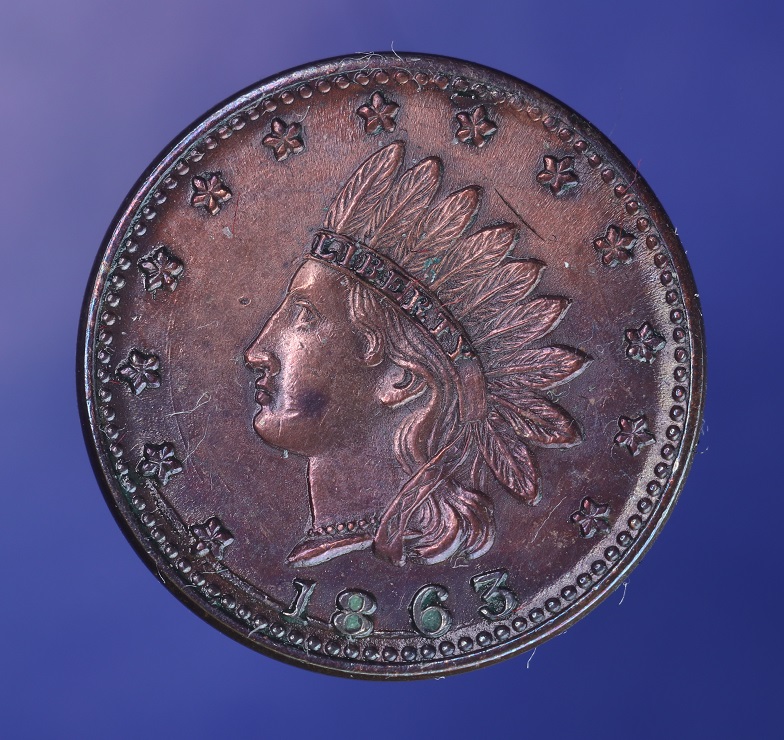 1863-Crossed-Cannons-Civil-War-Token-Beauty