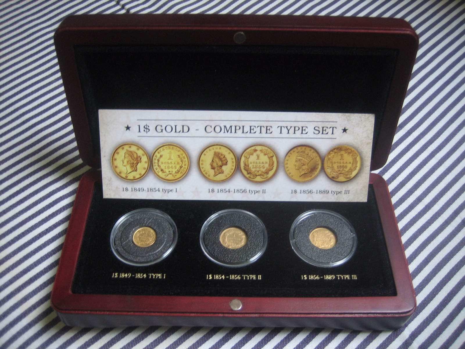 Gold-Dollar-Type-I,-Ii,-III-Set