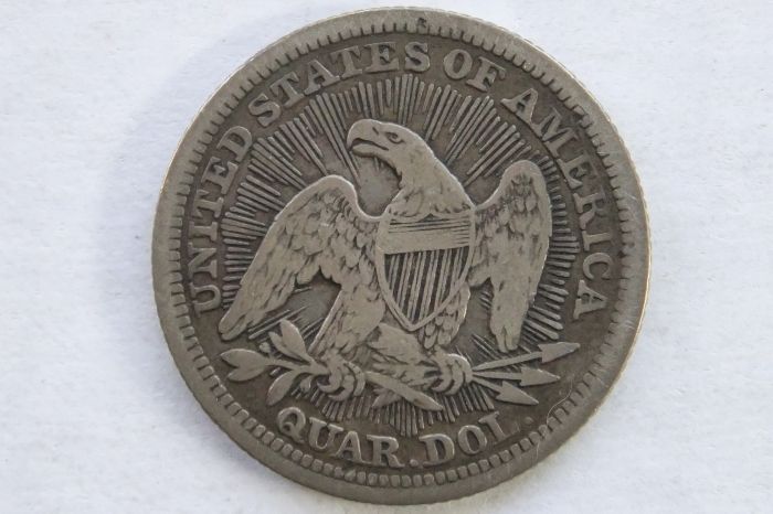 1853-Quar.-Dol.-W/-Arrows-&-Rays