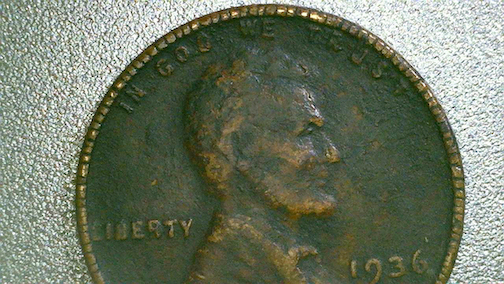 1936-Lincoln-Wheat-With-A-Strange-Rim