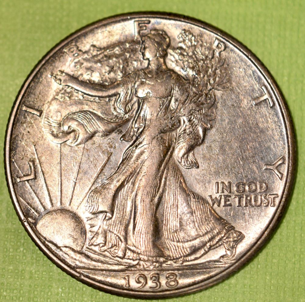 1938-D-Walking-Liberty-Half-Dollar,-1864-Shield-Nickel,-1929-S-Standing-Liberty-Quarter
