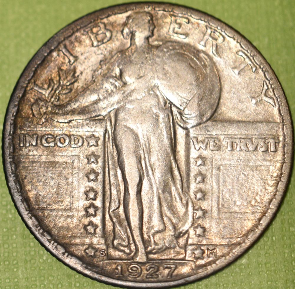 1917-S-Standing-Liberty-Quarter,-1917-Standing-Liberty-Quarter,-1927-S-Standing-Liberty-Quarter