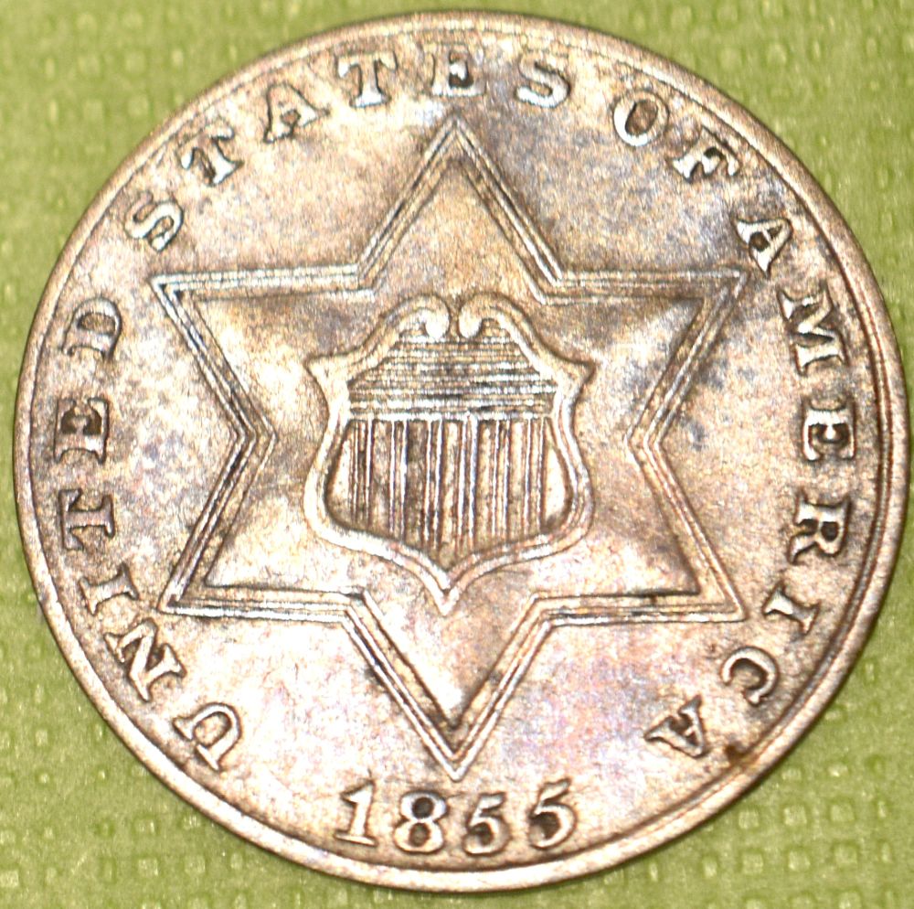 1855-3-Cent-Silver,-1896-S-Barber-Quarter,-1937-Walking-Liberty-Half-Dollar
