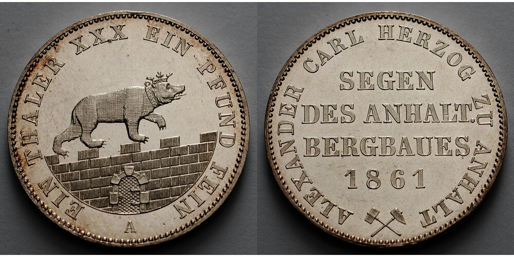 1861-A-Anhalt-Bernburg-Thaler-Ch-Unc