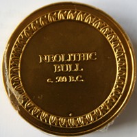 Large-Gold-Electroplated-Medallion-|-Franklin-Mint-Medals