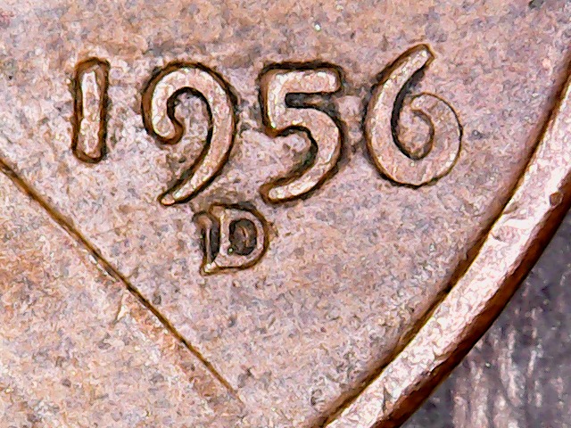 1956-Lincoln-Cent-D/D-WRPM-001-I-Believe