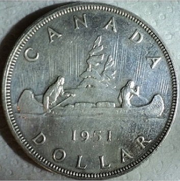 1951-Ag-$1.00Swl