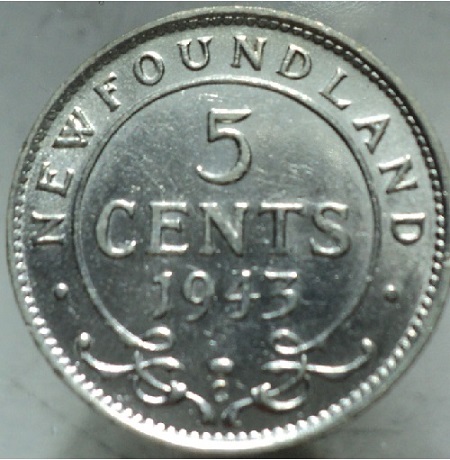 1943-NFLD-$0.05