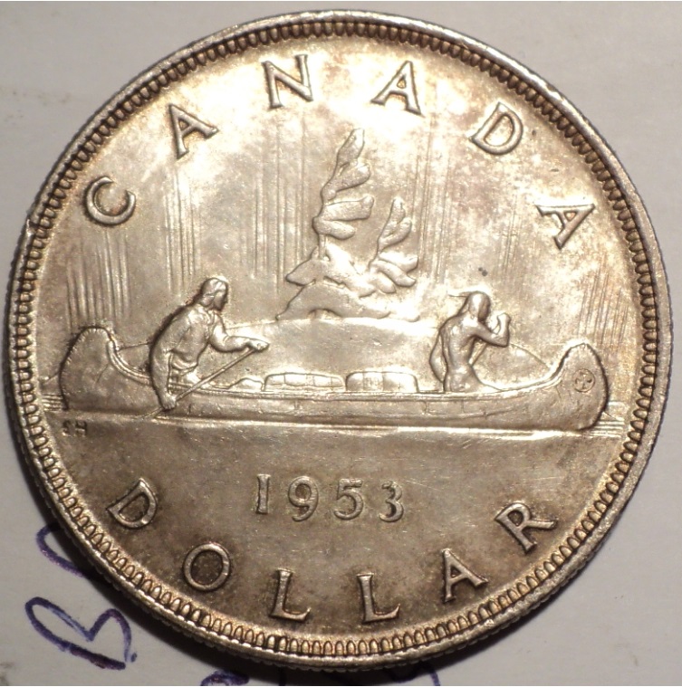 1953-Ag$1.00-NSF-Fwl