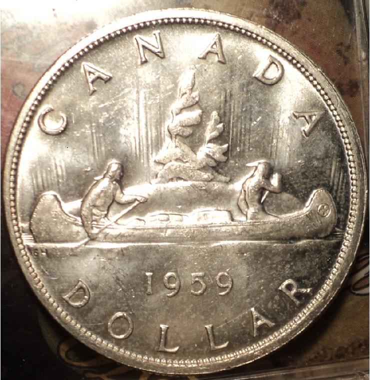 1959-CDN.-Ag.$1.00-Grade.?