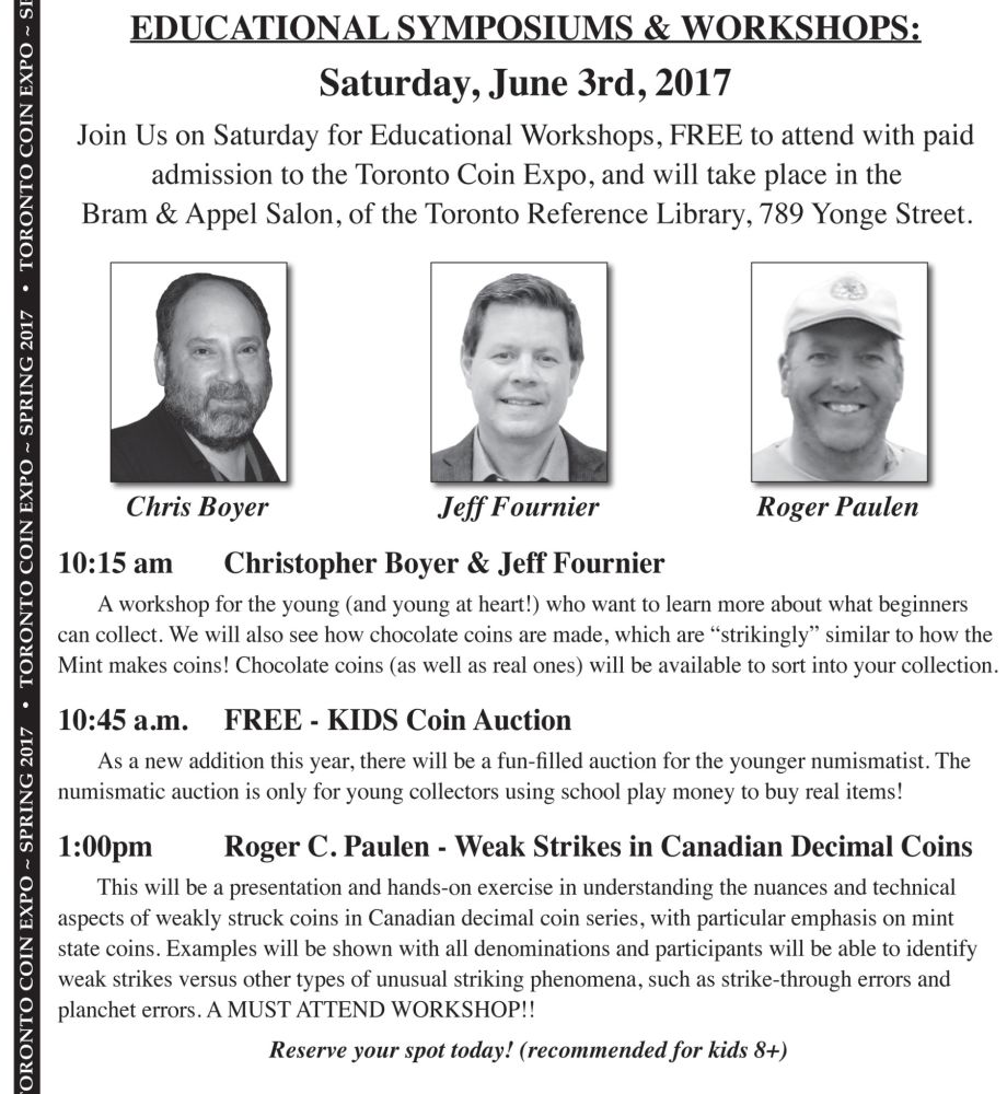 Toronto-Coin-Expo-June-2-3,-2017---Canada's-Coin--&-Banknote-Show-&-Auction