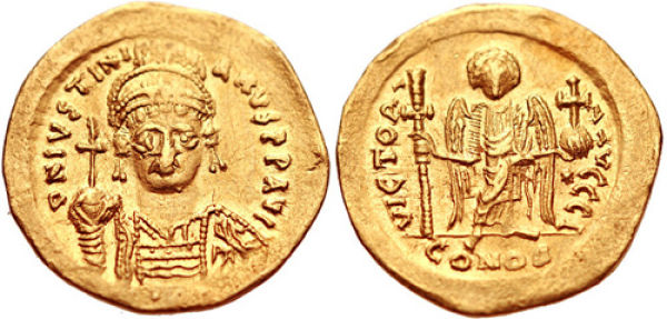 Justinian-I-Solidus