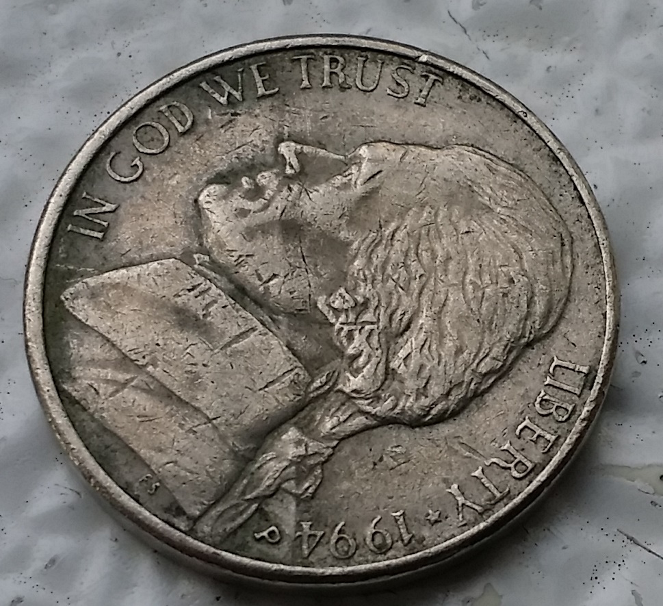 1994-P-Jefferson-Nickel-Question---Die-Crack-Across-Obverse?