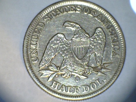 One-More-For-Grade-Please,-A-1858-O-Seated-Half.