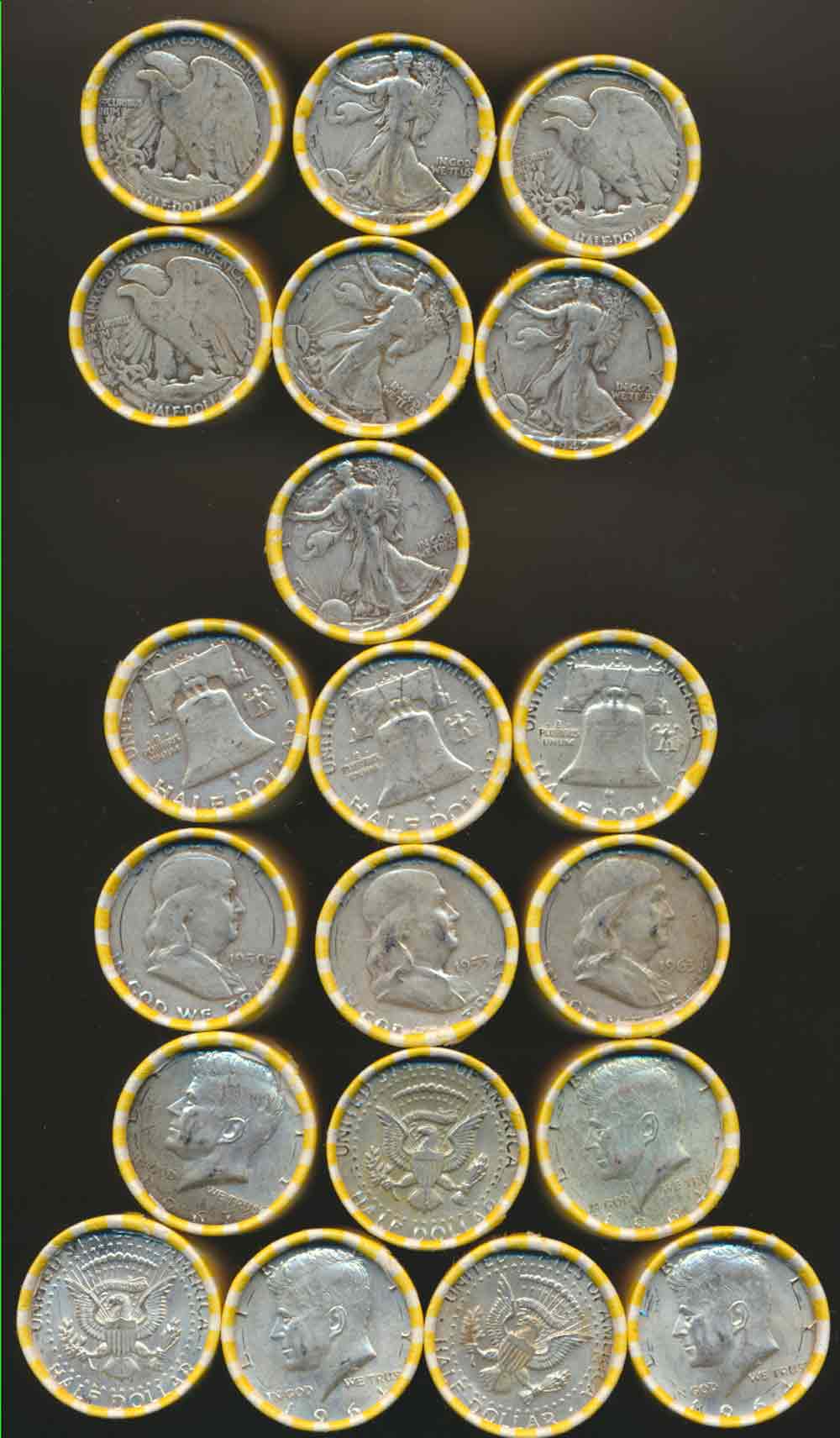 JFK-Half-Dollar-Roll-Hunters:-Silver,-Proofs-And-Other-Finds