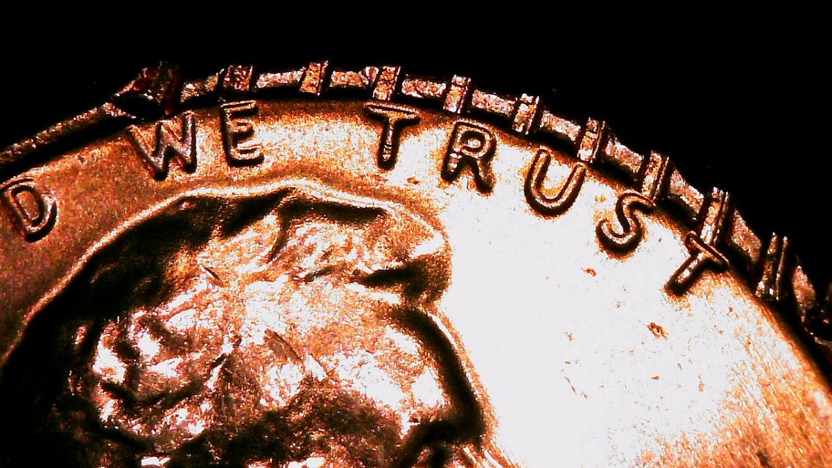 1972-D---Funny-Rim-Damage----Lincoln-Penny-From-Uncirculated-Set