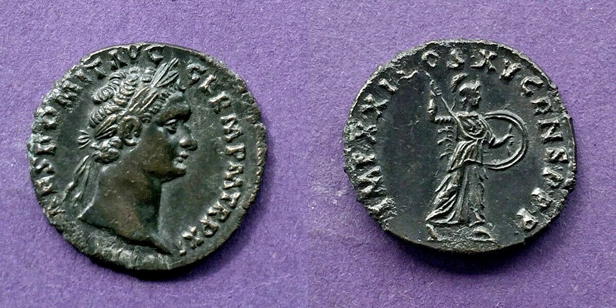Roman-Bronze-Denarius-?