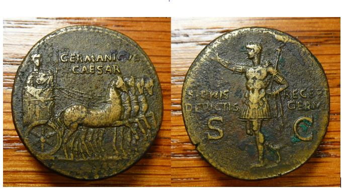 Germanicus-Ae-Dupondius.-Struck-Under-Caligula.