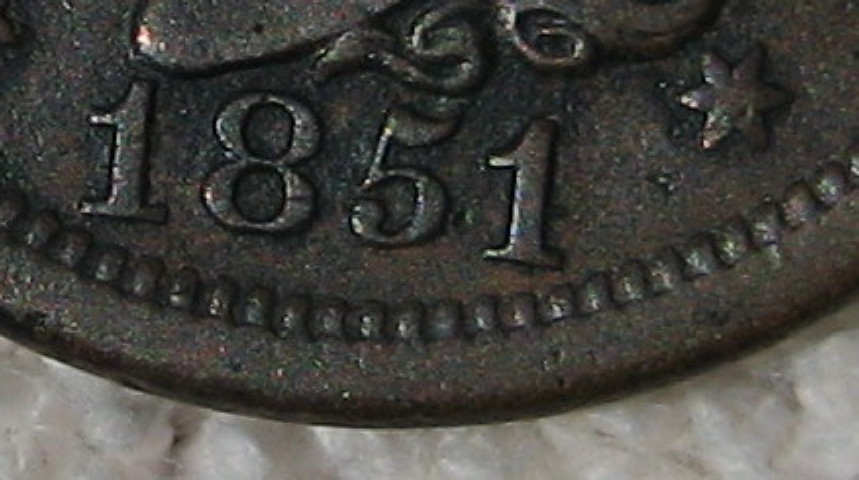 1851-Large-Cent